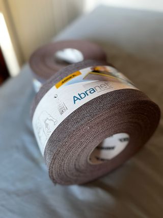 Rollo Lija Mirka Abranet 115mm x 25m Grip P80