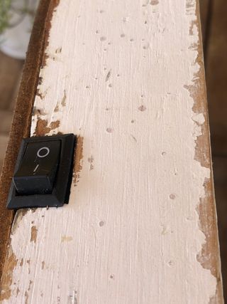 Cuadro de madera con luz Fast Food