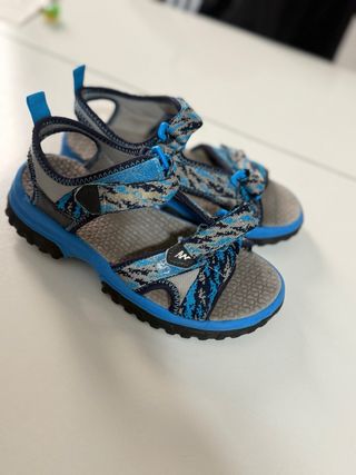 Sandalias niño azul y gris talla 33 