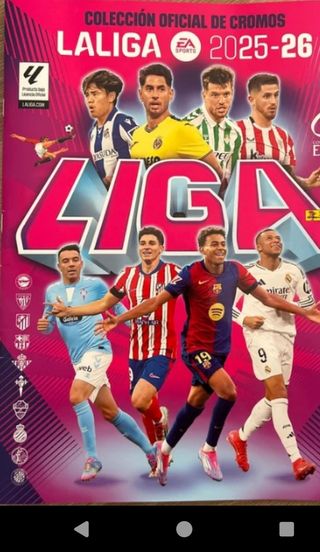 Álbum La Liga 2025-2026 Oficial con Cromos incluid