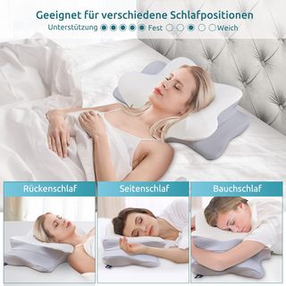 Almohada Viscoelástica DONAMA Ergonómica Gris