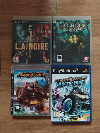 Lote Juegos PS3 y PS2