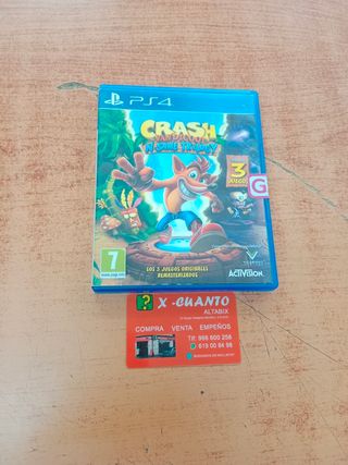 JUEGO PS4 CRASH BANDICOOT N SANE TRILOGY