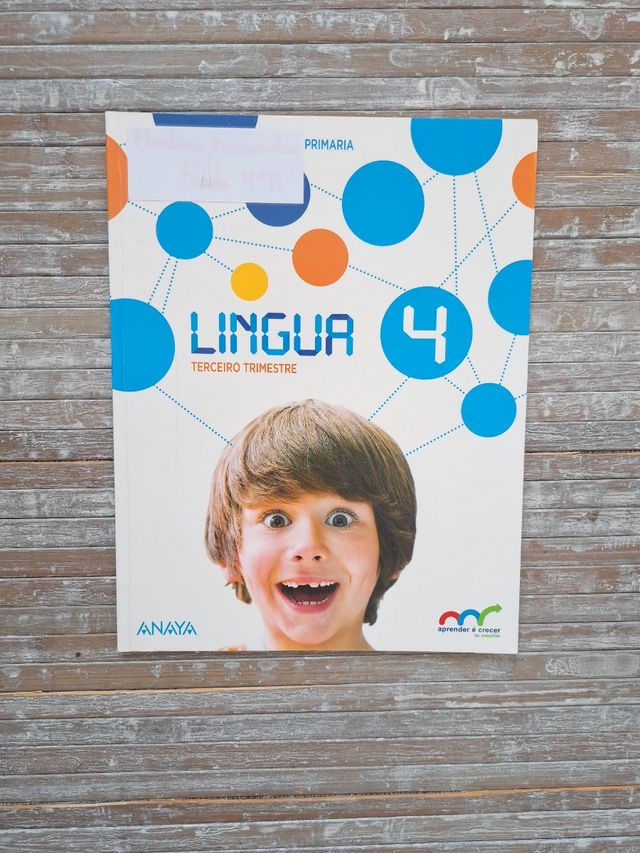 Lingua 4. Lote 3 libros trimestrales. ANAYA