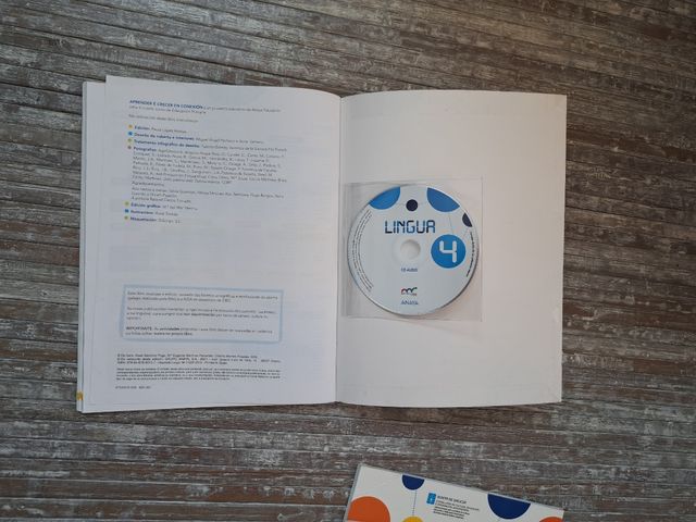 Lingua 4. Lote 3 libros trimestrales. ANAYA