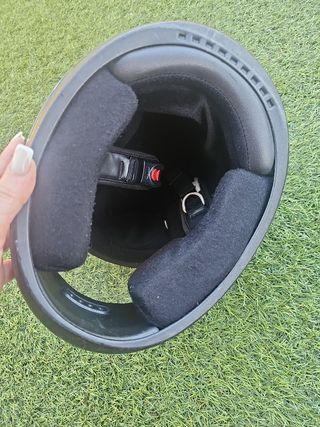 Casco de moto integral con diseño talla S