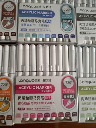 Set Rotuladores Acrílicos Languo Lote 72 colores