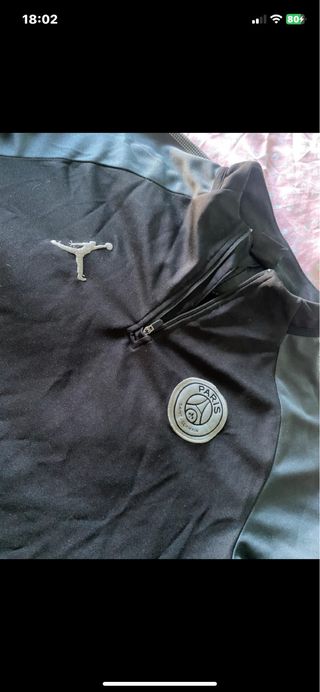 Sudadera Jordan PSG fina negra
