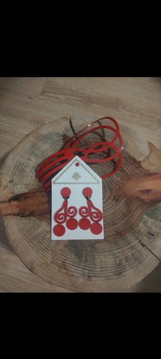 Conjunto Flamenca Rojo