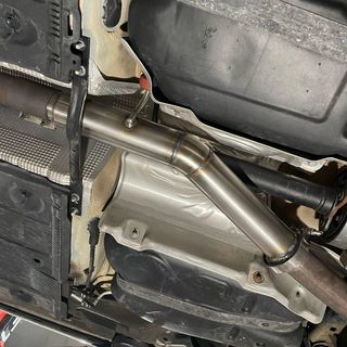 Supresor artesanal escape Audi S3