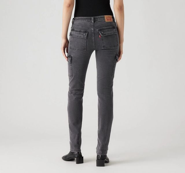 Vaqueros Levi's grises cargo