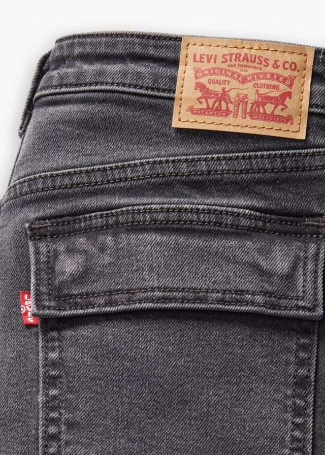 Vaqueros Levi's grises cargo