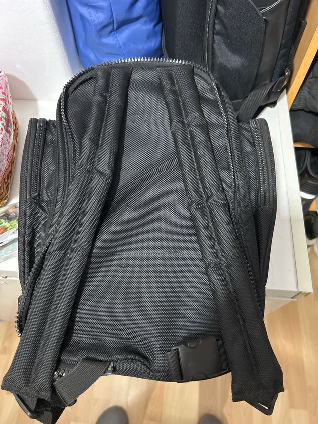 Zaino da moto con finestra trasparente