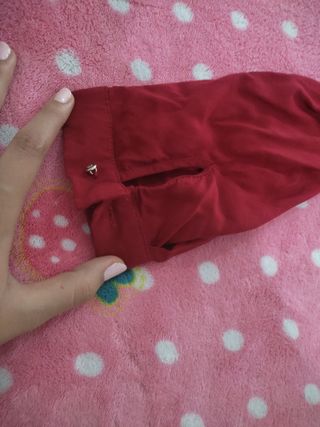 Camisa vino tinto mujer talla S