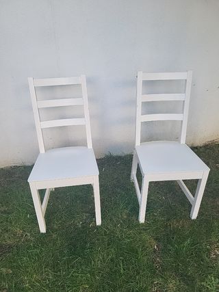 Sillas Comedor Ikea Blancas (5 unidades)