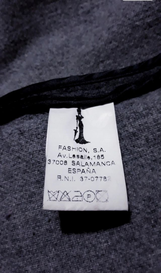 Casaco Lã Cinzento Senhora Comprido Tamanho 42