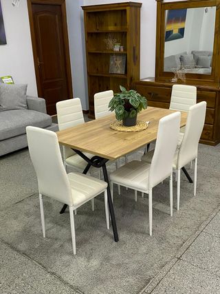 Nuevo ! mesa comedor con 6 sillas