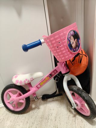 Bicicleta infantil Minnie rosa