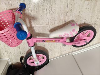 Bicicleta infantil Minnie rosa