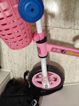 Bicicleta infantil Minnie rosa