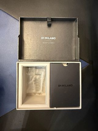 D1 Milano Reloj Plata y Azul