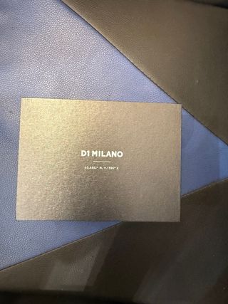 D1 Milano Reloj Plata y Azul