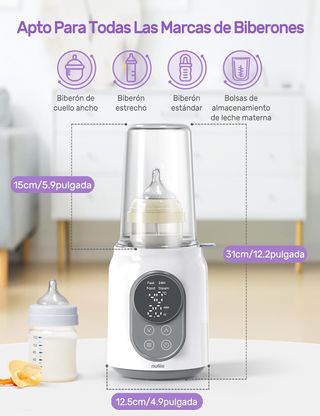 Calienta Biberones Nuliie 6 en 1 LCD
