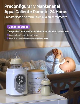Calienta Biberones Nuliie 6 en 1 LCD