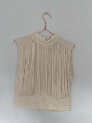 Top gasa Zara beige