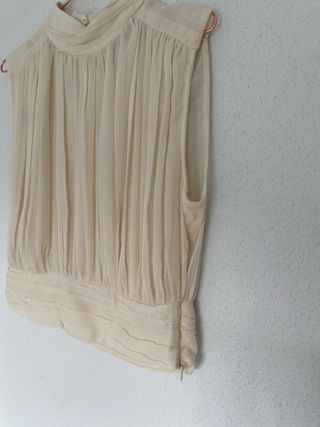 Top gasa Zara beige
