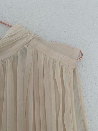 Top gasa Zara beige