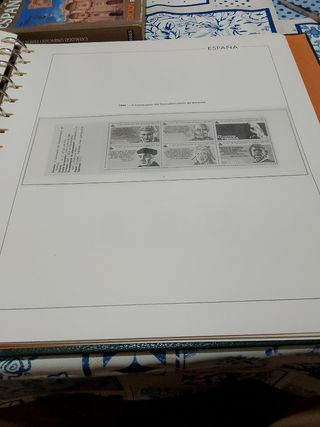 Hojas Sellos Edifil España 1985 al 1988