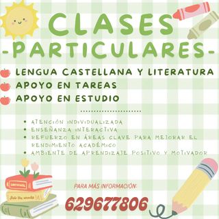 Clases particulares y de apoyo escolar