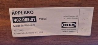 Mesa extensible Applaro Ikea
