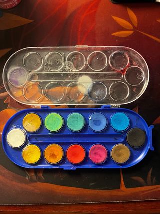 Acuarelas 12 colores
