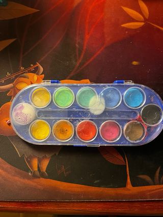 Acuarelas 12 colores