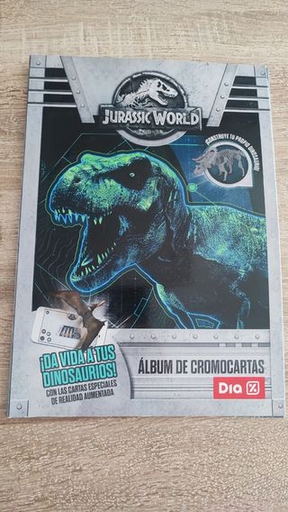 Colección Cromos Jurassic World Día