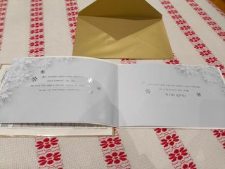 Lote 10 Tarjetas Felicitación Navidad Ciervos Dora