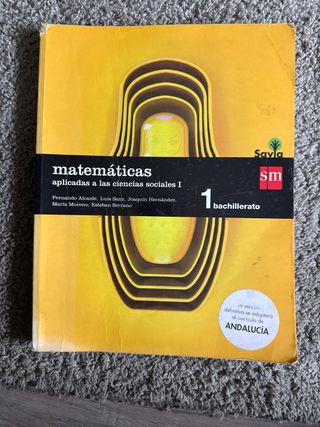 Matemáticas aplicadas a las ciencias sociales I...