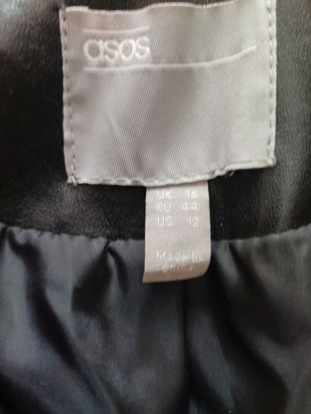 Chaqueta Biker Negra