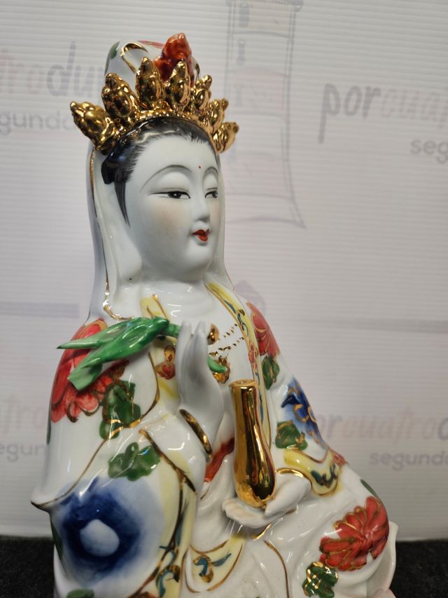 Figura Budista Kuan Yin Diosa Compasión