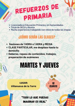 Clases particulares de Primaria