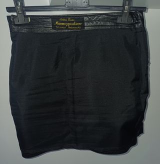 Minigonna vintage nera