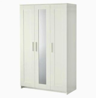 Armario IKEA 3 puertas blanco con espejo 