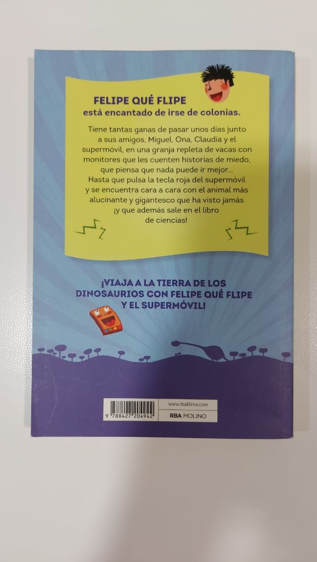 Felipe qué flipe, 2. En tierra de dinosaurios