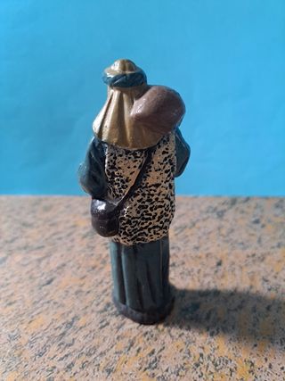 Figura Belén pastor con saco
