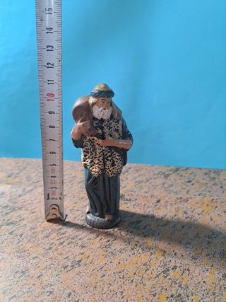 Figura Belén pastor con saco