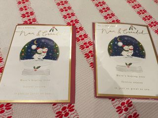 Lote 10 Tarjetas Felicitación Navidad