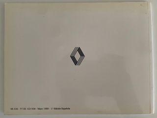 Manual Renault 19 Chamade.