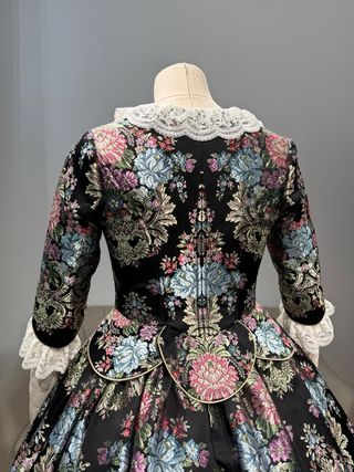 Traje de Fallera Siglo XVIII Negro